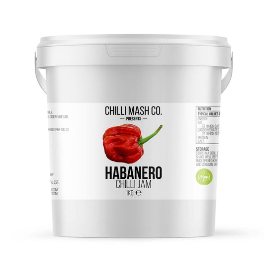 Habanero Chilli Jam | 1kg | Chilli Mash Company | Medium Heat - Chilli Mash Co.