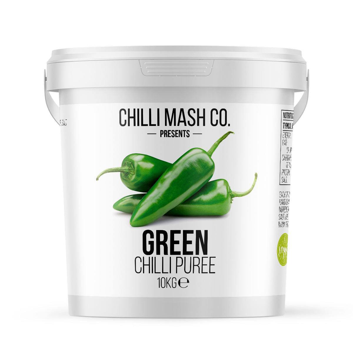 Jalapeno Chilli Puree | 10kg | Chilli Mash Company | Green Chilli Puree/Paste - Chilli Mash Co.