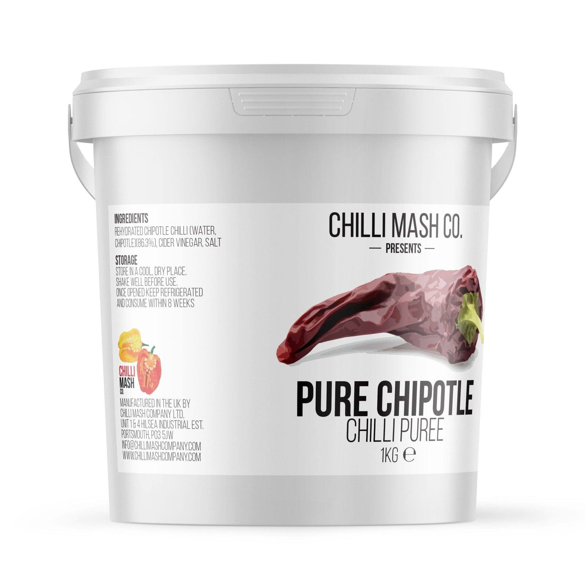 Pure Chipotle Chilli Puree | 1kg | Chilli Mash Company - Chilli Mash Co.