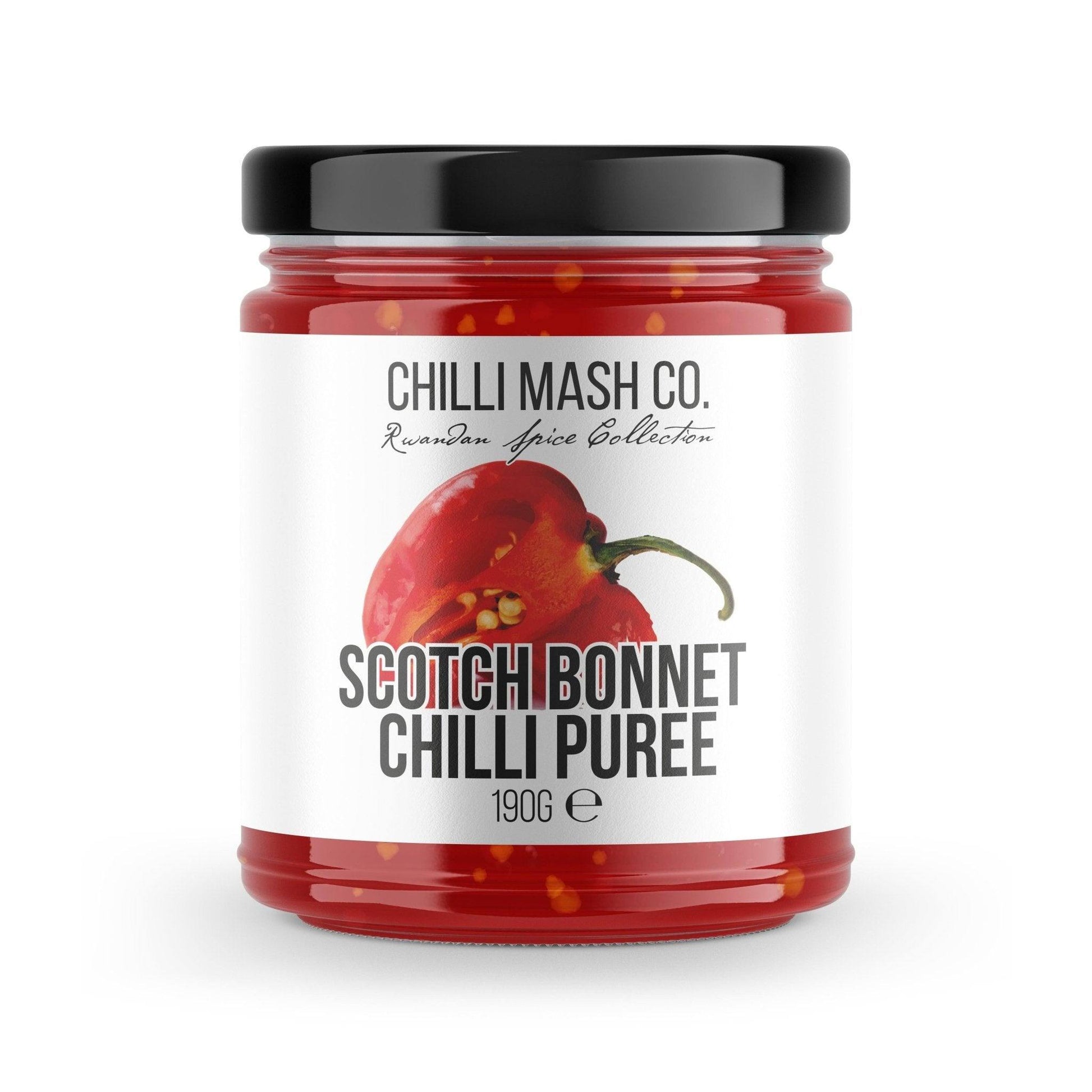 Scotch Bonnet Chilli Puree | Chilli Mash Company | 190ml - Chilli Mash Co.