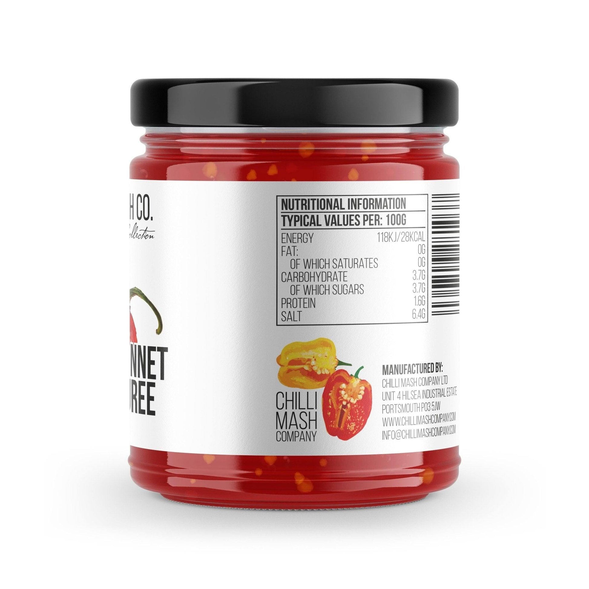 Scotch Bonnet Chilli Puree | Chilli Mash Company | 190ml - Chilli Mash Co.