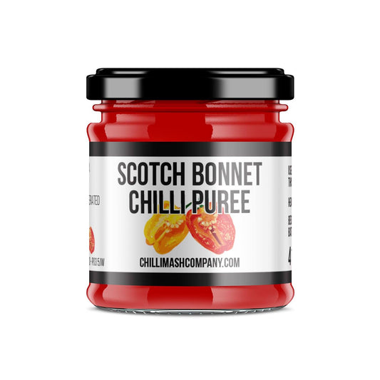 Scotch Bonnet Chilli Puree | Chilli Mash Company | 41ml - Chilli Mash Co.