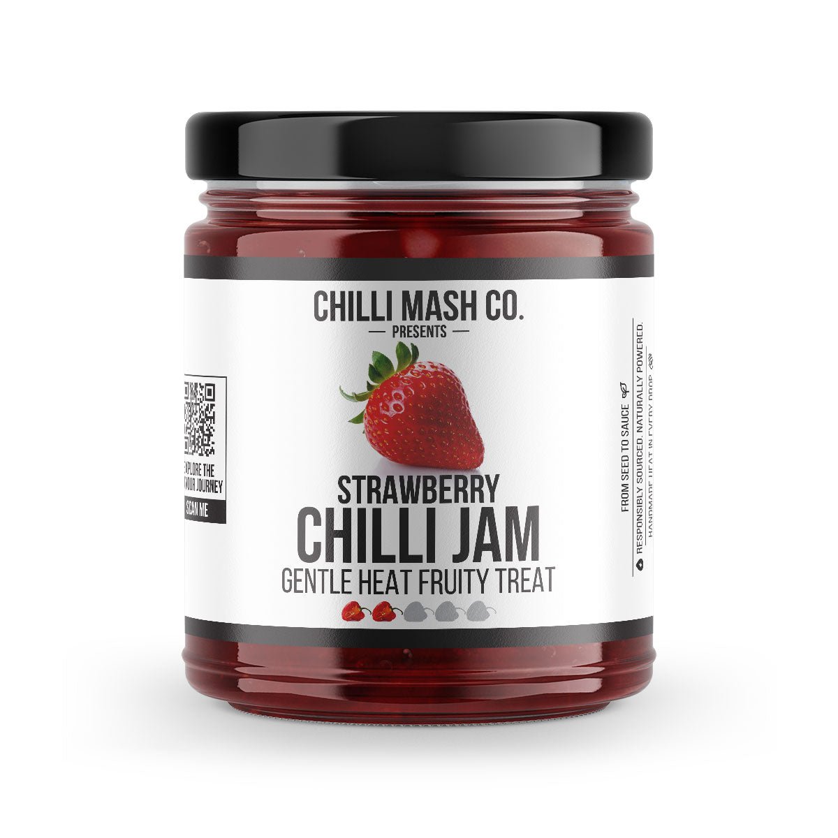 Strawberry Chilli Jam | 190g | Chilli Mash Co. | Gentle Heat, Fruity Treat - Chilli Mash Co.