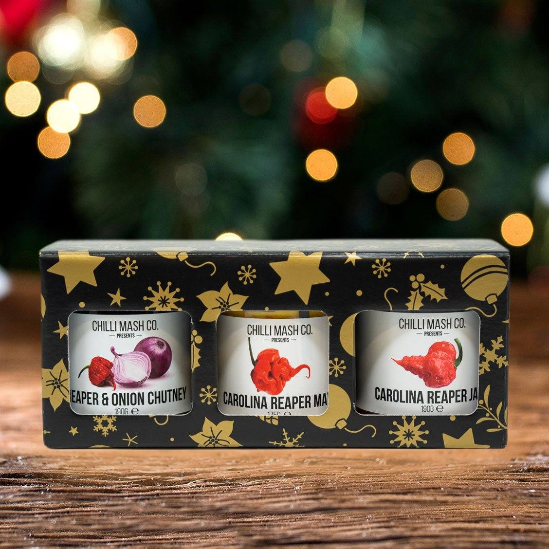 The Reaper Trio - 3x 190g Carolina Reaper Chilli Infusions | Chilli Mash Company - Chilli Mash Co.