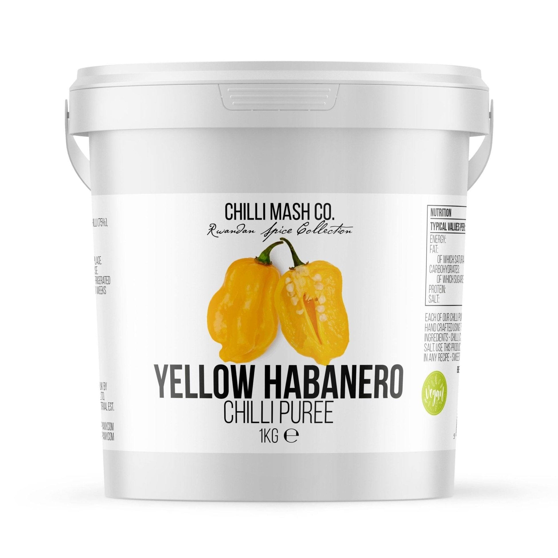 Yellow Habanero Chilli Puree | 1kg | Chilli Mash Company - Chilli Mash Co.