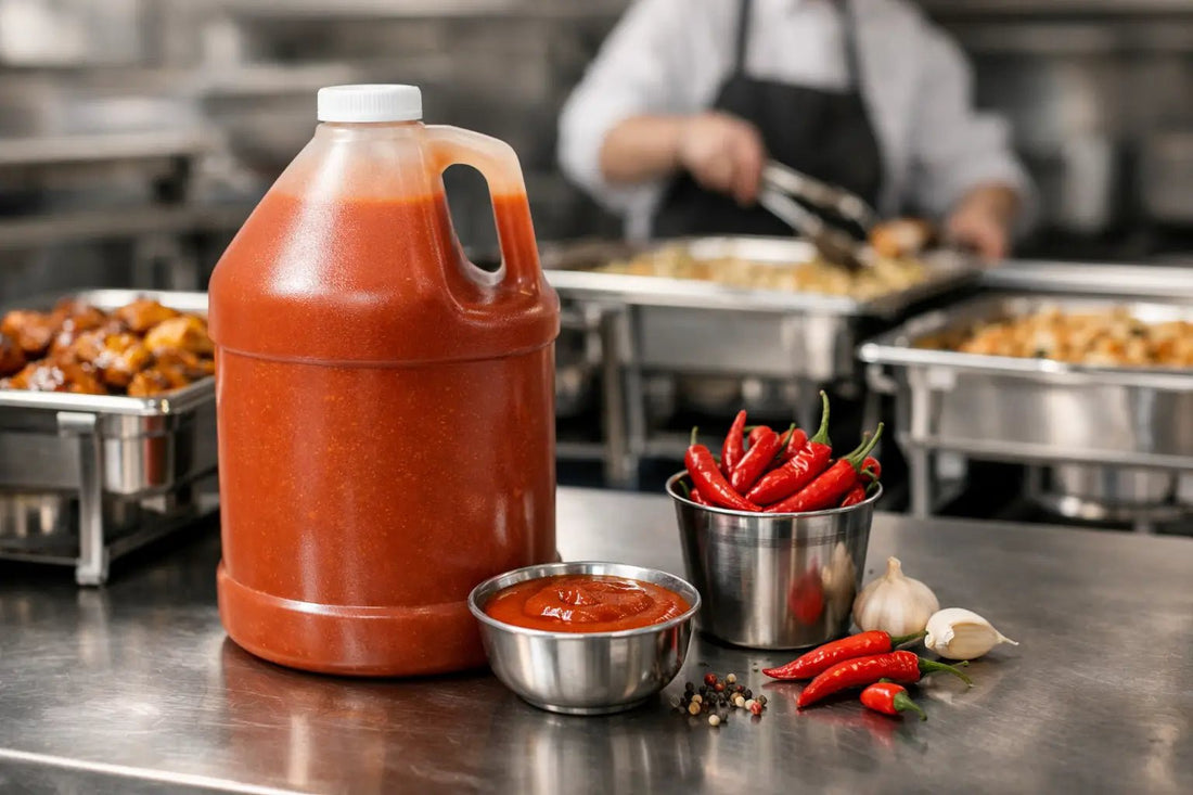 Catering Size Hot Sauce That Stands Up to Service - Chilli Mash Co.