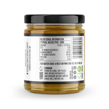 Back label of Banana Jam by Chilli Mash Co. – Bold Spice & Endless Flavour