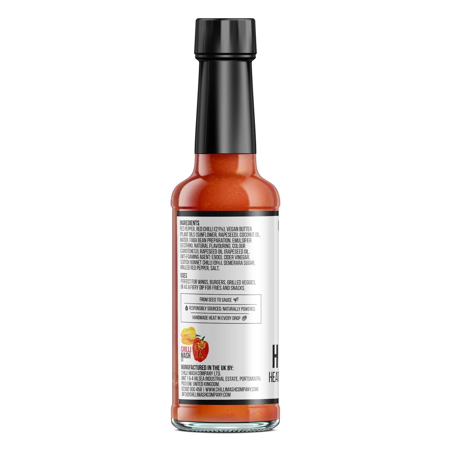 Buffalo Wings Hot Sauce | 150ml | Chilli Mash Co. | Plant Based - Chilli Mash Co.