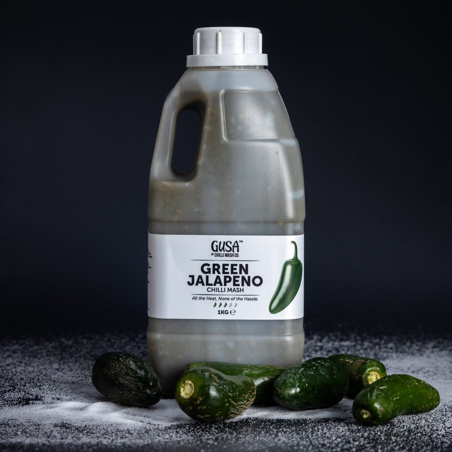 Green Jalapeño Fermented Chilli Mash | 1kg | Gusa By Chilli Mash Co. - Chilli Mash Co.