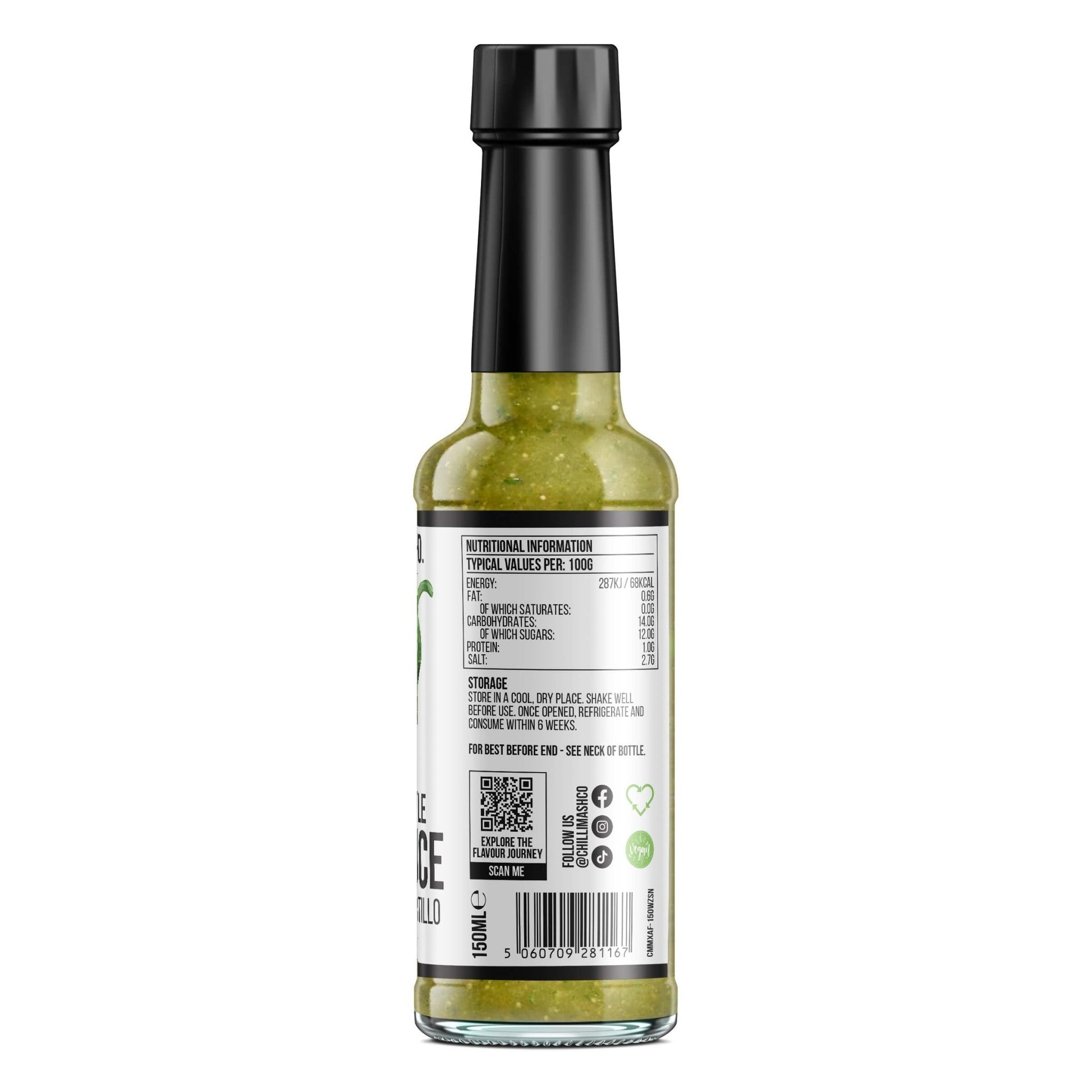 Mexican Style Hot Sauce | 150ml | Chilli Mash Company | Classic Condiment - Chilli Mash Co.