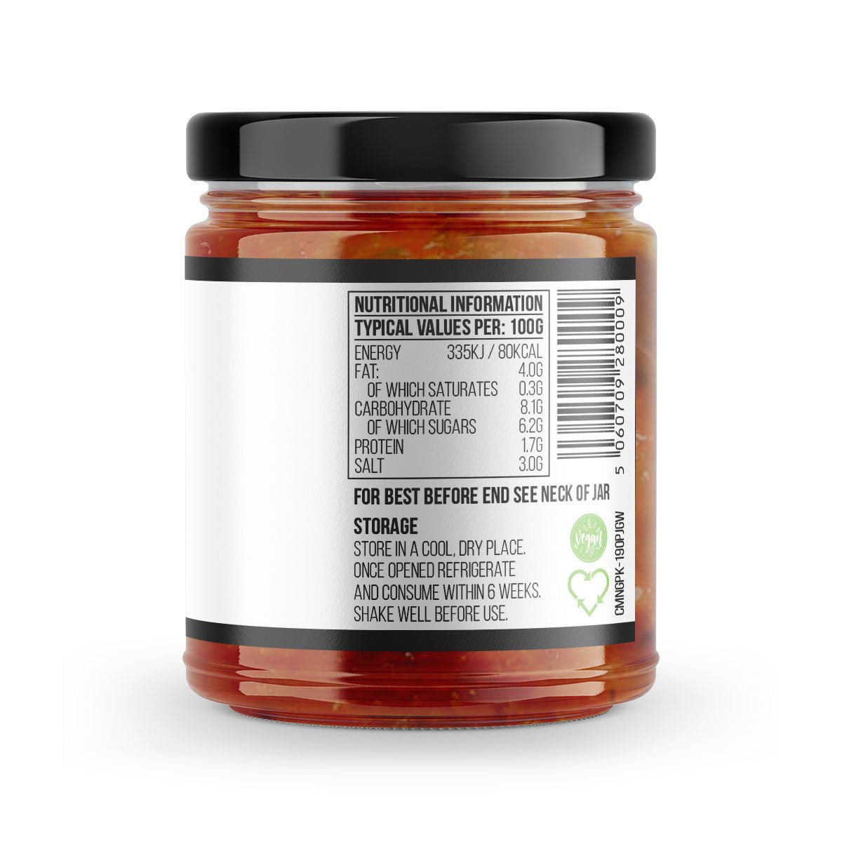 Naga Chilli Pickle | 190ml | Chilli Mash Co. - Chilli Mash Co.