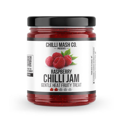 Raspberry Chilli Jam | 190g | Chilli Mash Company | Fruity Fire - Chilli Mash Co.