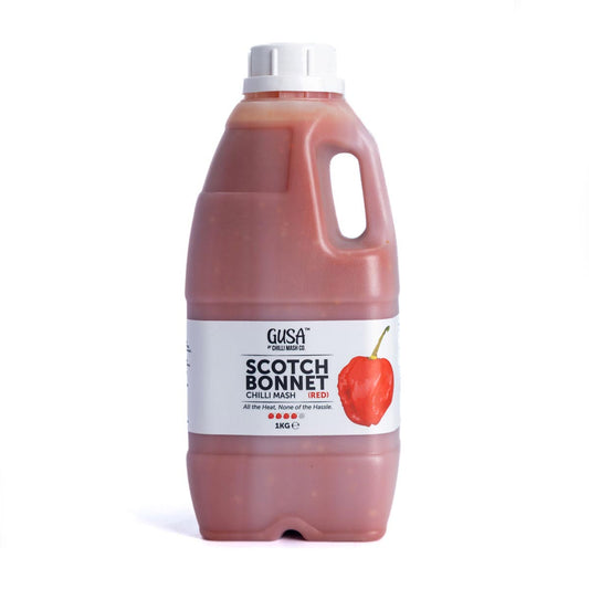 Scotch Bonnet Fermented Chilli Mash | 1kg or 10kg or 20kg | Gusa By Chilli Mash Co. - Chilli Mash Co.