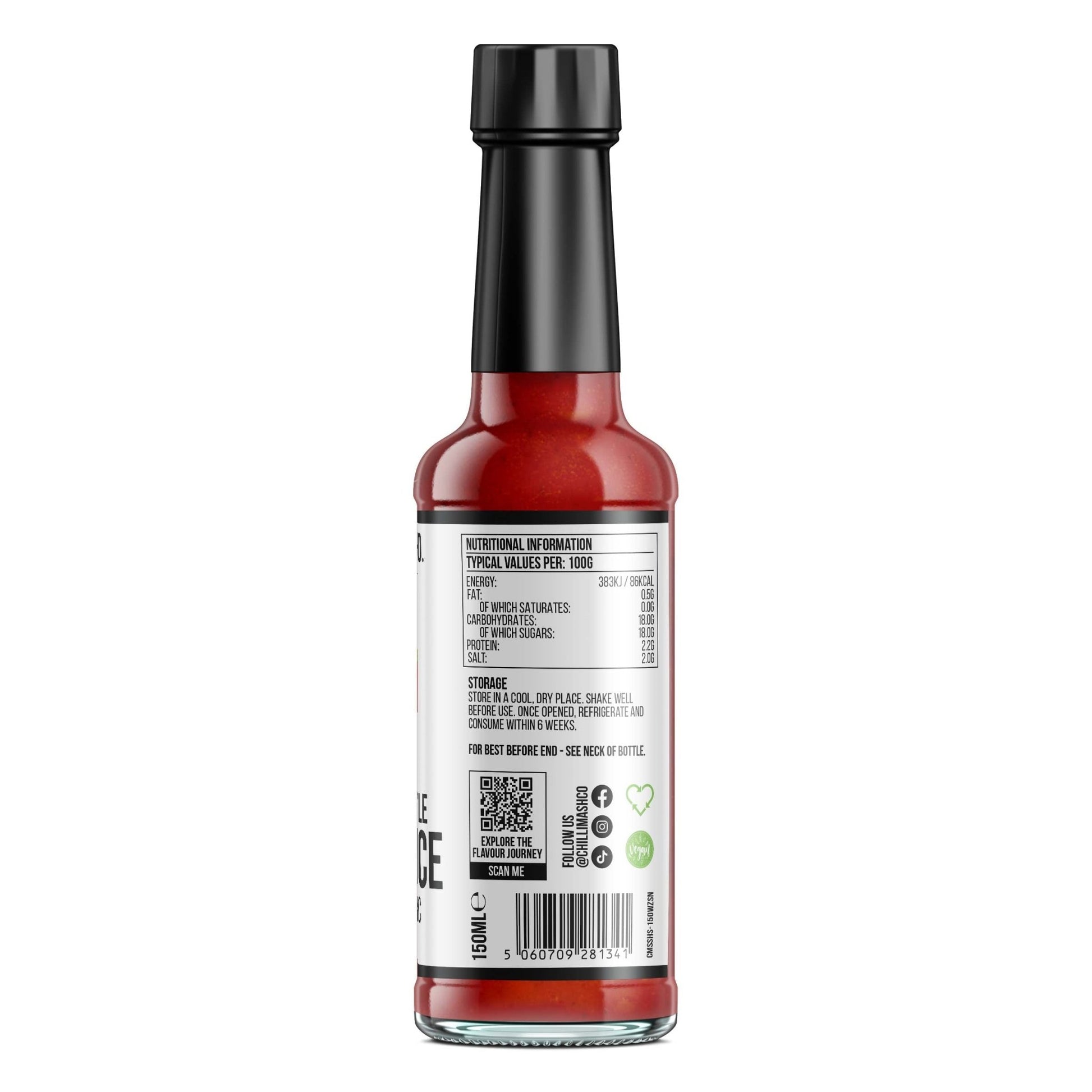 Sriracha Style Hot Sauce | 150ml | Chilli Mash Company | Chilli & Garlic - Chilli Mash Co.