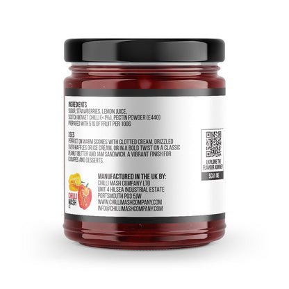 Strawberry Chilli Jam | 190g | Chilli Mash Co. | Gentle Heat, Fruity Treat - Chilli Mash Co.