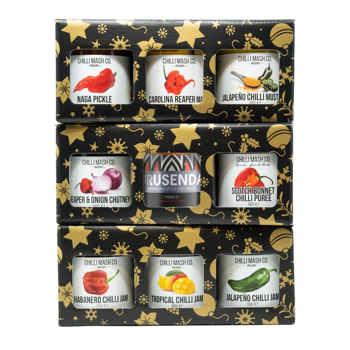 The Festive Stack - 9 Jars - Ships Free - Chili Mash Co. - Chilli Mash Co.