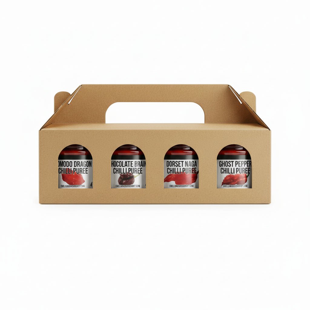 The 'World's Hottest' Chilli Challenge Gift Box Set | 2025 Edition | 4 Extreme Levels - Chilli Mash Co.