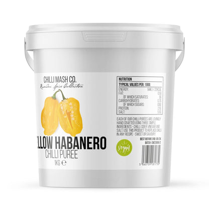 Yellow Habanero Chilli Puree | 1kg | Chilli Mash Company - Chilli Mash Co.