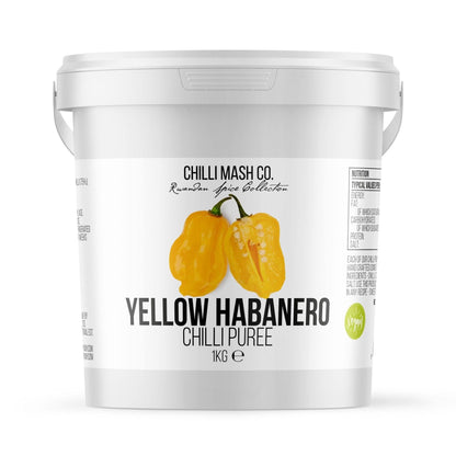 Yellow Habanero Chilli Puree | 1kg | Chilli Mash Company - Chilli Mash Co.