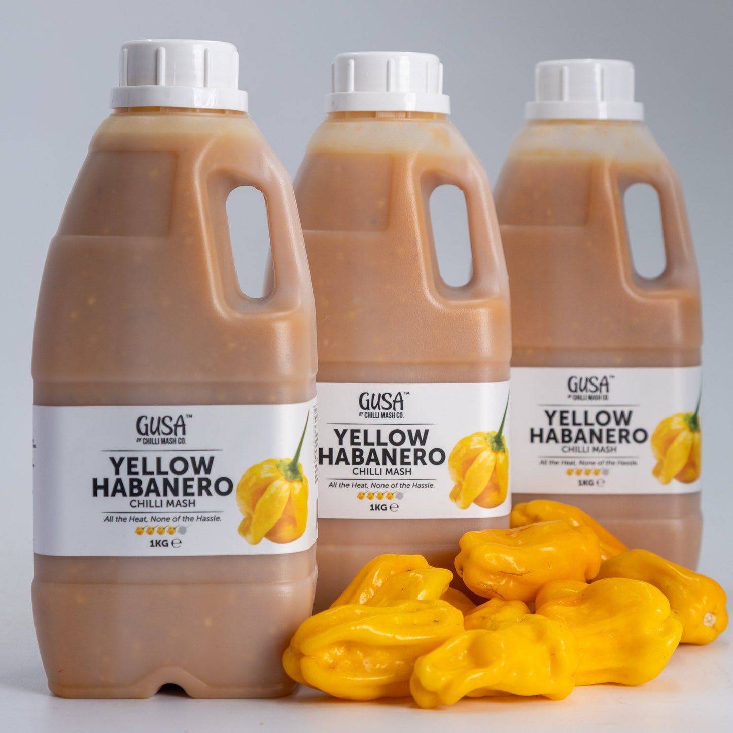 Yellow Habanero Fermented Chilli Mash | 1kg | Gusa by Chilli Mash Co. - Chilli Mash Co.
