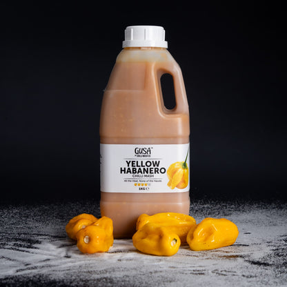 Yellow Habanero Fermented Chilli Mash | 1kg | Gusa by Chilli Mash Co. - Chilli Mash Co.